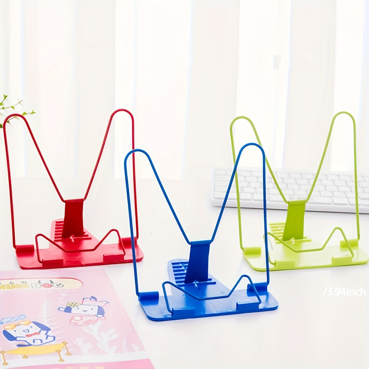 Tablet Stand Accessories - Support de livre pliable pour bureau,
