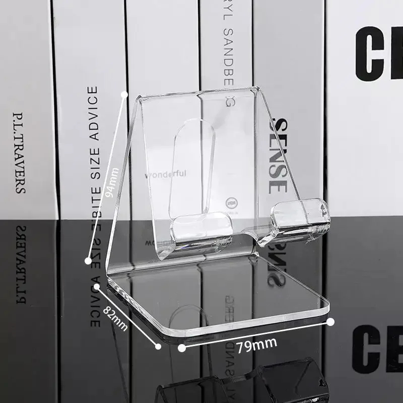 Tablet Stand Accessories - Support de téléphone transparent en acrylique,