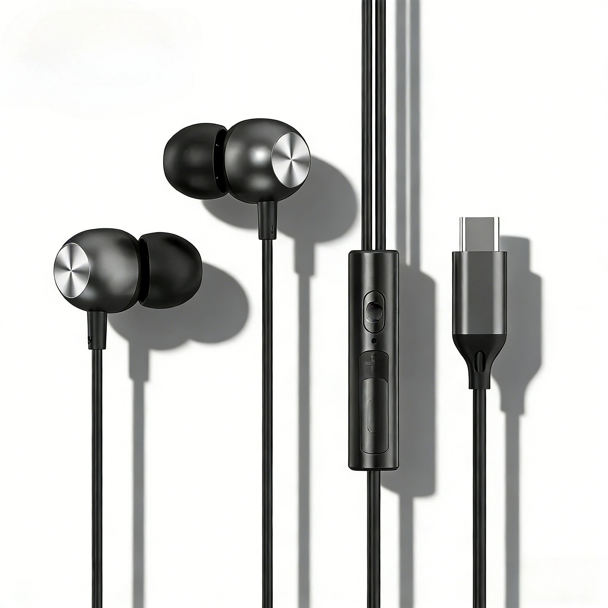 Wired Earphone Lightning - Écouteurs intra-auriculaires légers avec fil, pour