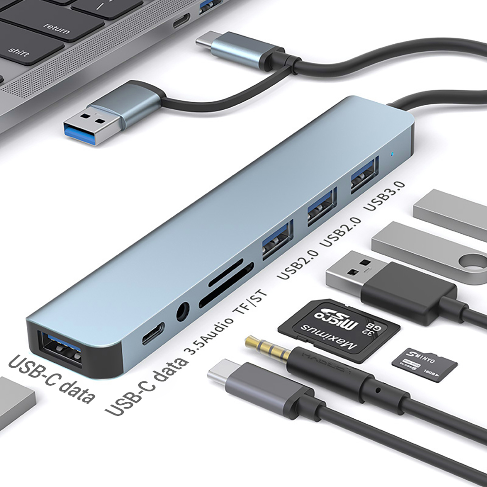 Tablet Accessories For Students - Station d'accueil USB 9-en-1 à double