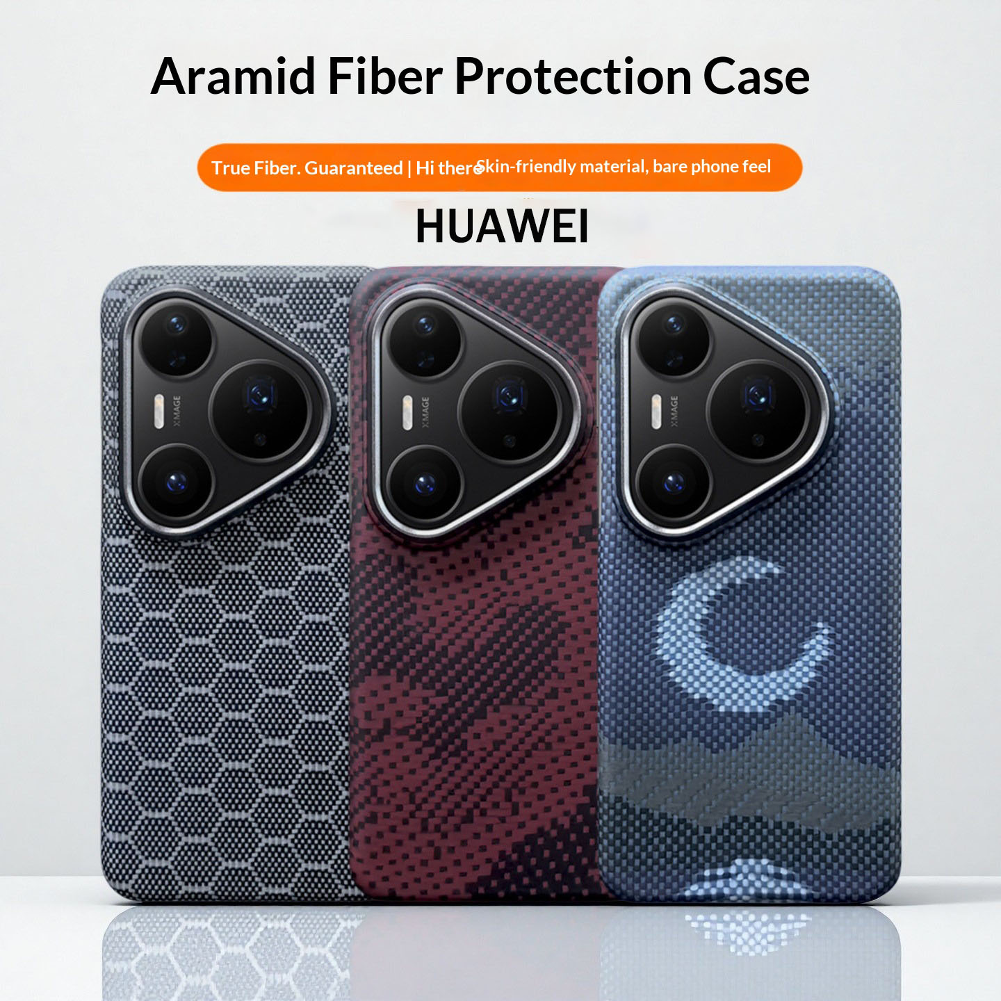 Huawei Pura 70 - Coque 100% originale en Kevlar pour