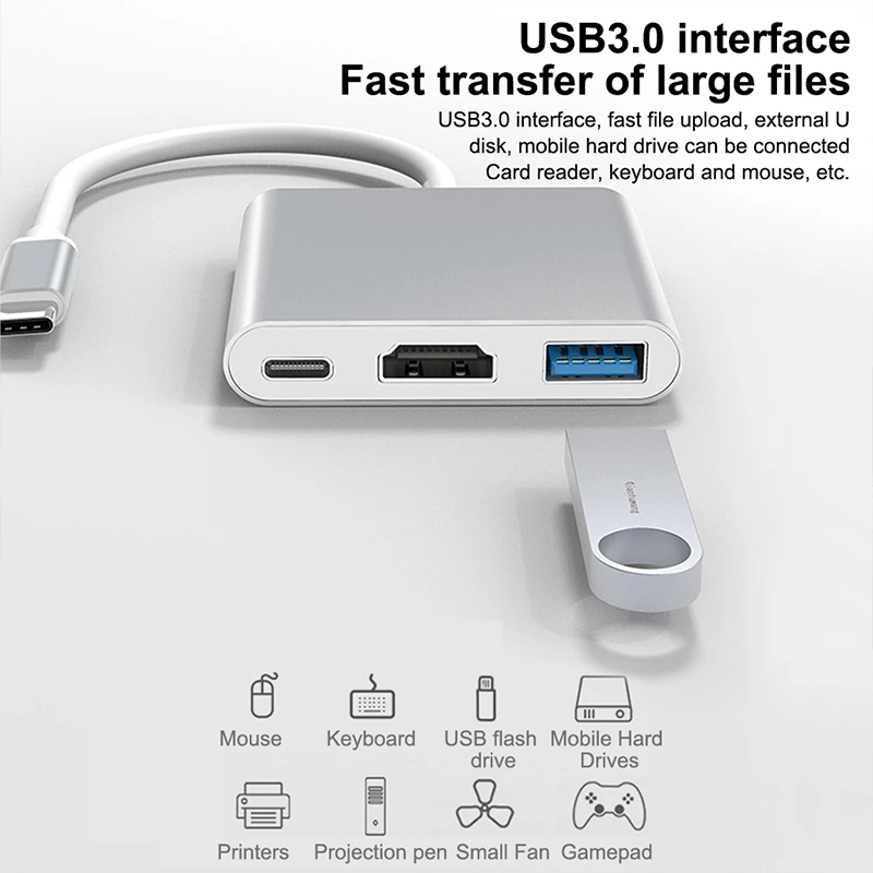 Hub USB Type C 3 en 1 vers HDM - Tablet Accessories Samsung avis et prix