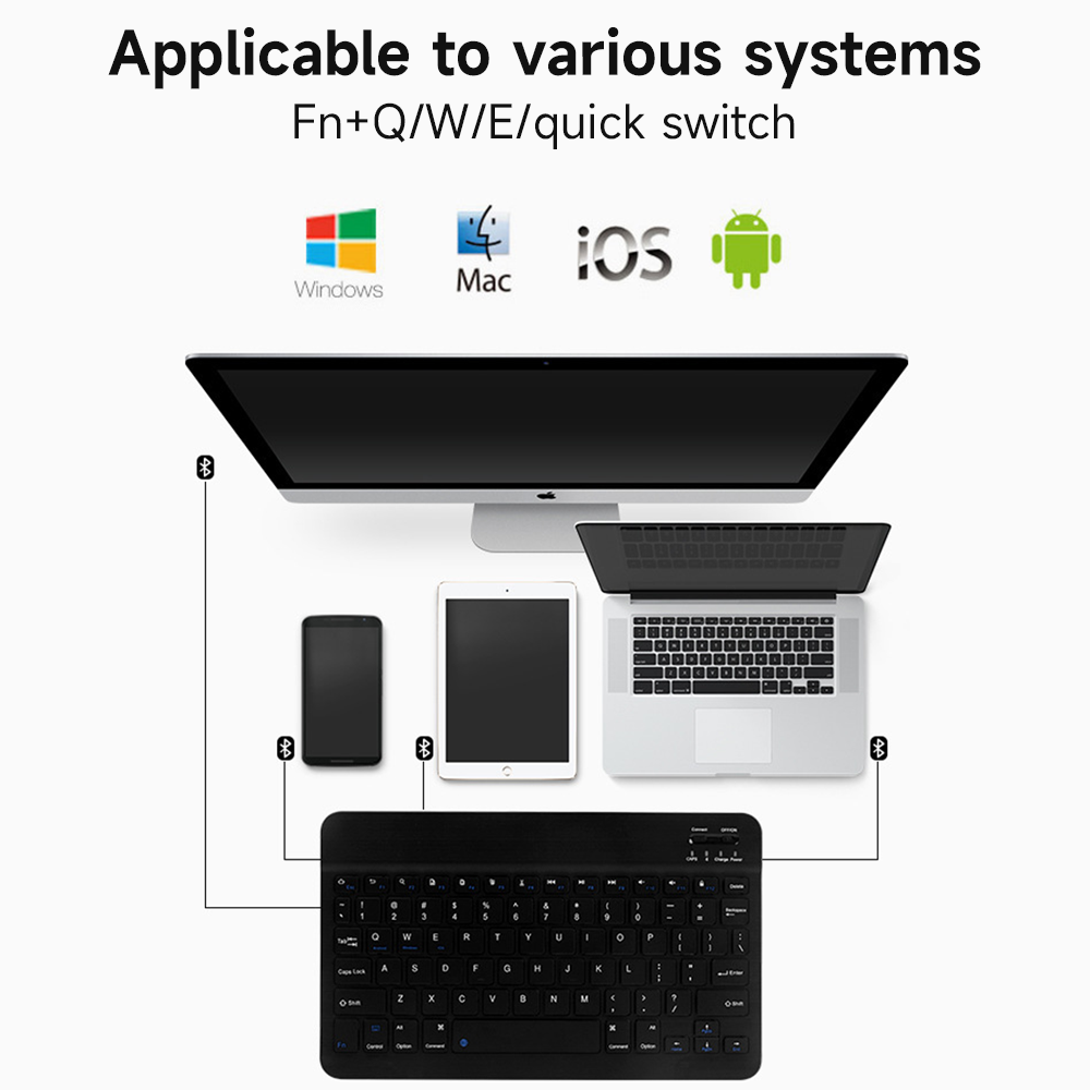 Clavier Bluetooth sans fil pou - Tablet Accessories Samsung avis et prix