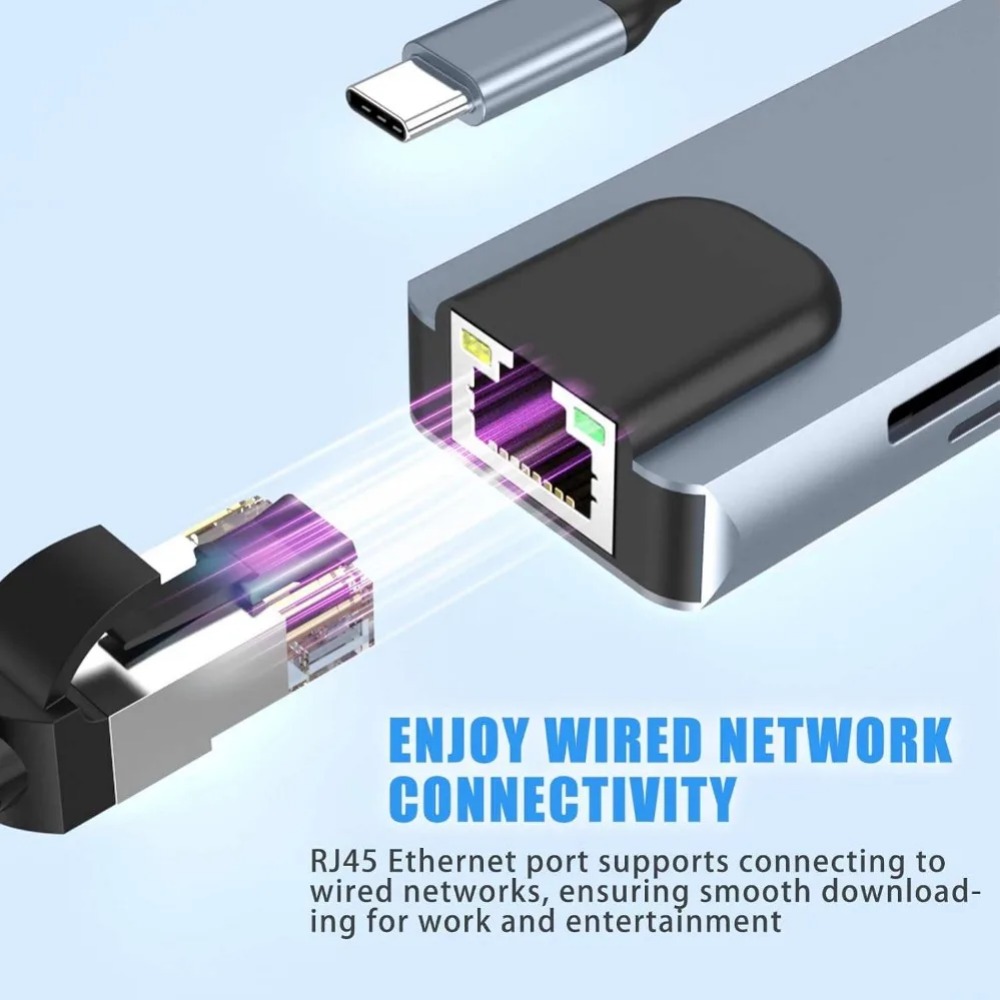Hub USB C 8/7 en 1, adaptateur - Hdmi Adapter Tablet avis et prix