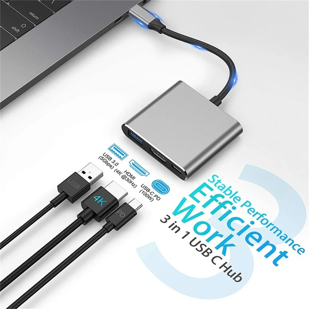 Hub USB-C 3-en-1, adaptateur m - Hdmi Adapter Tablet avis et prix