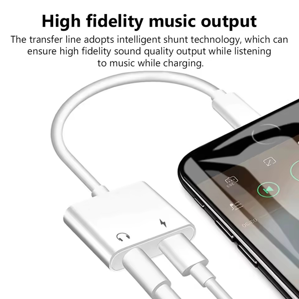 Adaptateur audio et de charge  - Wired Earphone Lightning avis et prix